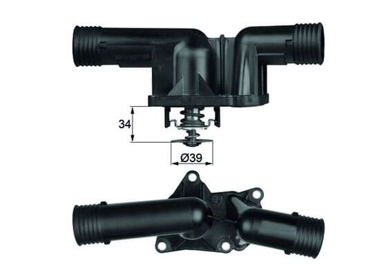 MAHLE ORIGINAL Termostat chladenia TI2495 1