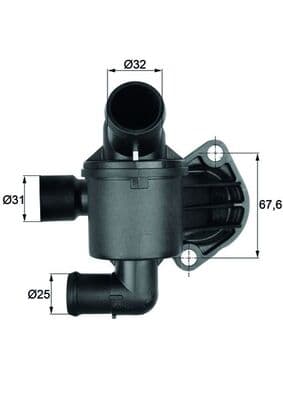 MAHLE ORIGINAL Termostat chladenia TI3587 1