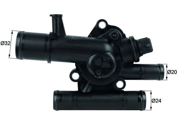 MAHLE ORIGINAL Termostat chladenia TI3889 1