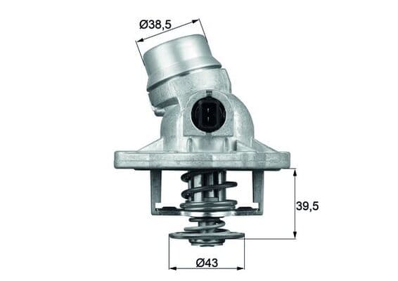 MAHLE ORIGINAL Termostat chladenia TM12105 1
