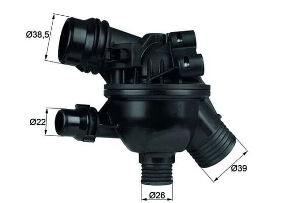 MAHLE ORIGINAL Termostat chladenia TM19102 1