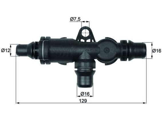 MAHLE ORIGINAL Termostat chladenia oleja TO482 1