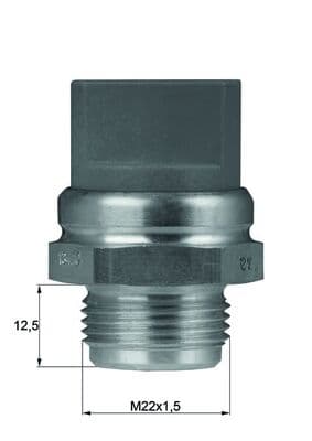 MAHLE ORIGINAL Teplotný spínač ventilátora chladenia TSW 9D 1