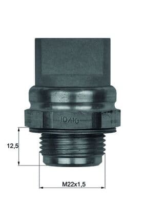 MAHLE ORIGINAL Teplotný spínač ventilátora chladenia TSW32 1