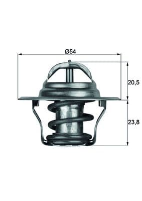 MAHLE ORIGINAL Termostat chladenia TX1487D 1