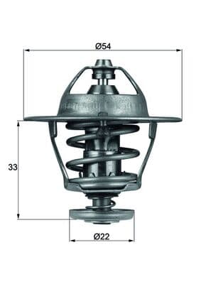 MAHLE ORIGINAL Termostat chladenia TX5385D 1
