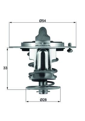 MAHLE ORIGINAL Termostat chladenia TX 72 82 1