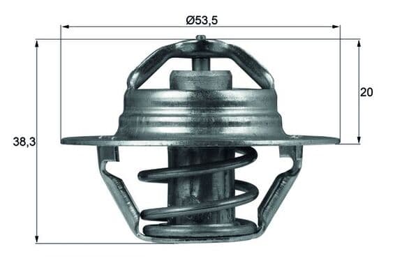 MAHLE ORIGINAL Termostat chladenia TX8882D 1