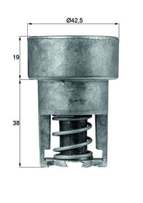 MAHLE ORIGINAL Termostat chladenia TX 98 82 1