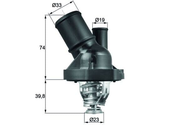 MAHLE ORIGINAL Termostat chladenia TI20082 1