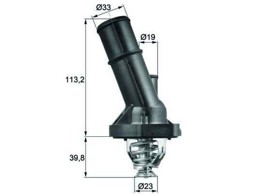 MAHLE ORIGINAL Termostat chladenia TI20290 1