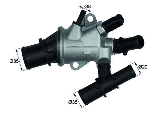 MAHLE ORIGINAL Termostat chladenia TI17088 1