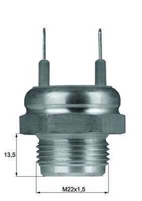 MAHLE ORIGINAL Teplotný spínač ventilátora chladenia TSW6D 1