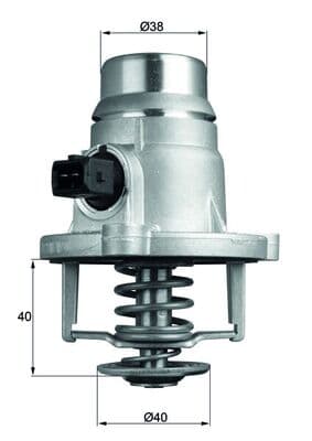 MAHLE ORIGINAL Termostat chladenia TM 27 101 1