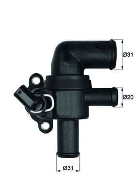 MAHLE ORIGINAL Termostat chladenia TI5390 1