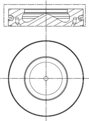 MAHLE ORIGINAL Piest 081 PI 00113 000 1