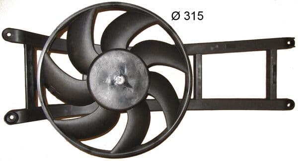 MAHLE ORIGINAL Ventilátor chladenia motora CFF 384 000S 1