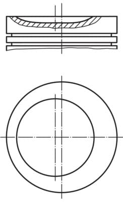 MAHLE ORIGINAL Piest 0812100 1