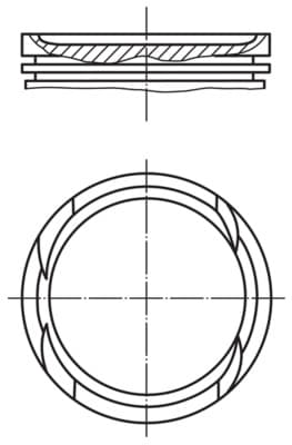 MAHLE ORIGINAL Piest 011 PI 00112 000 1