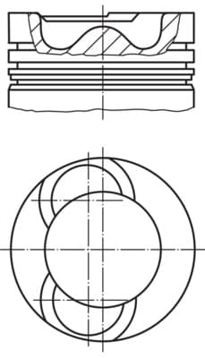 MAHLE ORIGINAL Piest 0281900 1