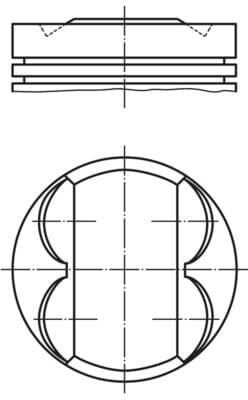 MAHLE ORIGINAL Piest 081 PI 00106 000 1