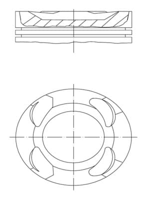 MAHLE ORIGINAL Piest 081 PI 00109 000 1
