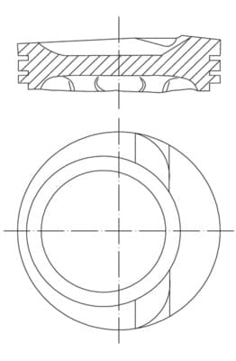 MAHLE ORIGINAL Piest 030 68 02 1