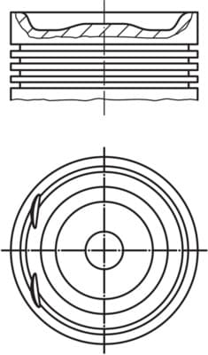 MAHLE ORIGINAL Piest 0122003 1