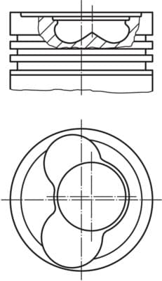 MAHLE ORIGINAL Piest 0306500 1