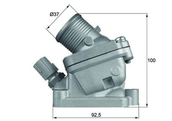 MAHLE ORIGINAL Termostat chladenia TH3690D 1