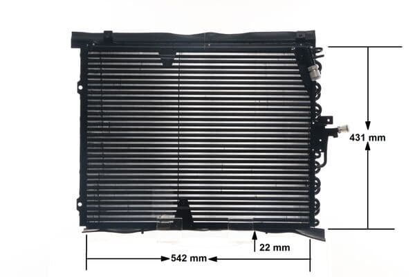 MAHLE ORIGINAL Kondenzátor klimatizácie AC 133 000S 1