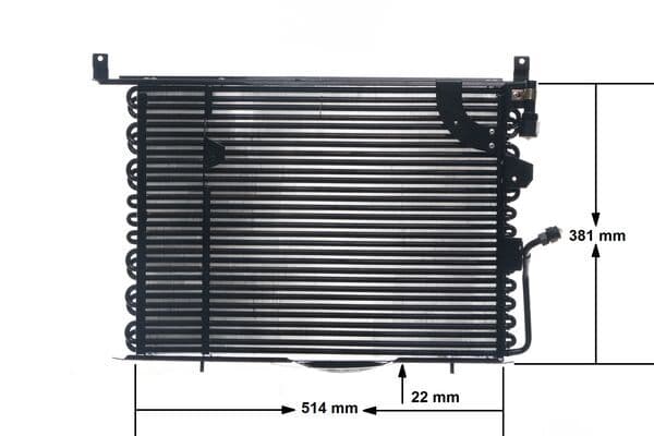 MAHLE ORIGINAL Kondenzátor klimatizácie AC 149 000S 1