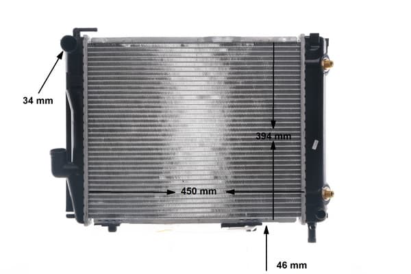 MAHLE ORIGINAL Chladič motora CR 257 000S 1