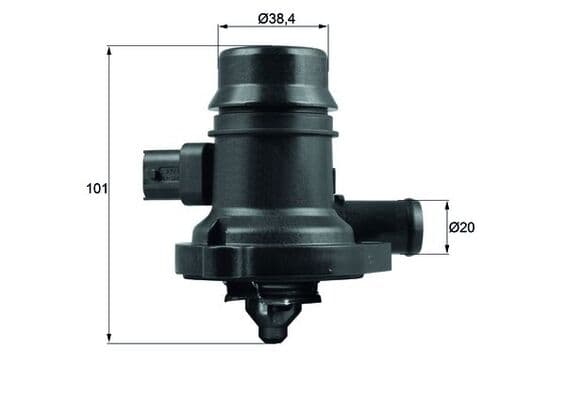MAHLE ORIGINAL Termostat chladenia TM36103 1