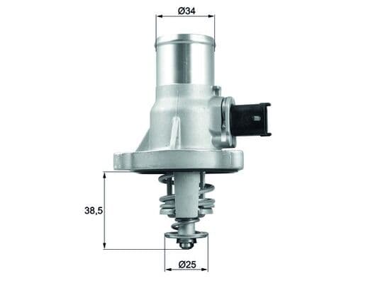 MAHLE ORIGINAL Termostat chladenia TM41105 1