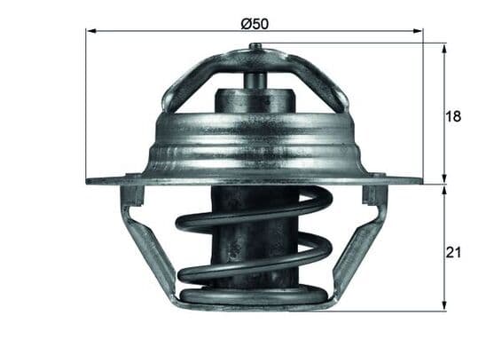 MAHLE ORIGINAL Termostat chladenia TX10089D 1