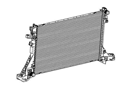 MAHLE ORIGINAL Chladič motora CR 2724 000P 1