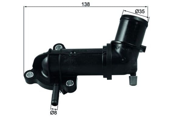 MAHLE ORIGINAL Termostat chladenia TI 245 88 1