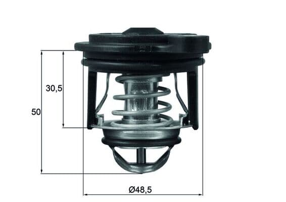 MAHLE ORIGINAL Termostat chladenia TI24650 1