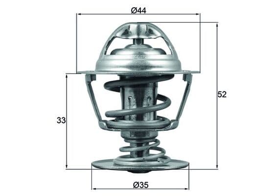 MAHLE ORIGINAL Termostat chladenia TX17388D 1