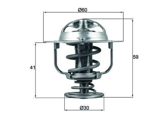 MAHLE ORIGINAL Termostat chladenia TX17782D 1