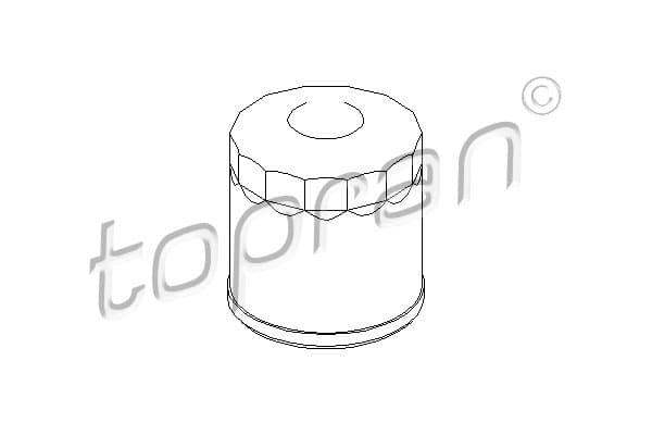 TOPRAN Olejový filter 207 483 1
