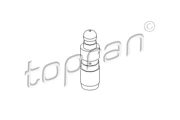TOPRAN Zdvihátko ventilu 500888 1