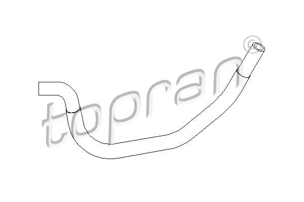 TOPRAN Hydraulická hadica pre riadenie 501558 1