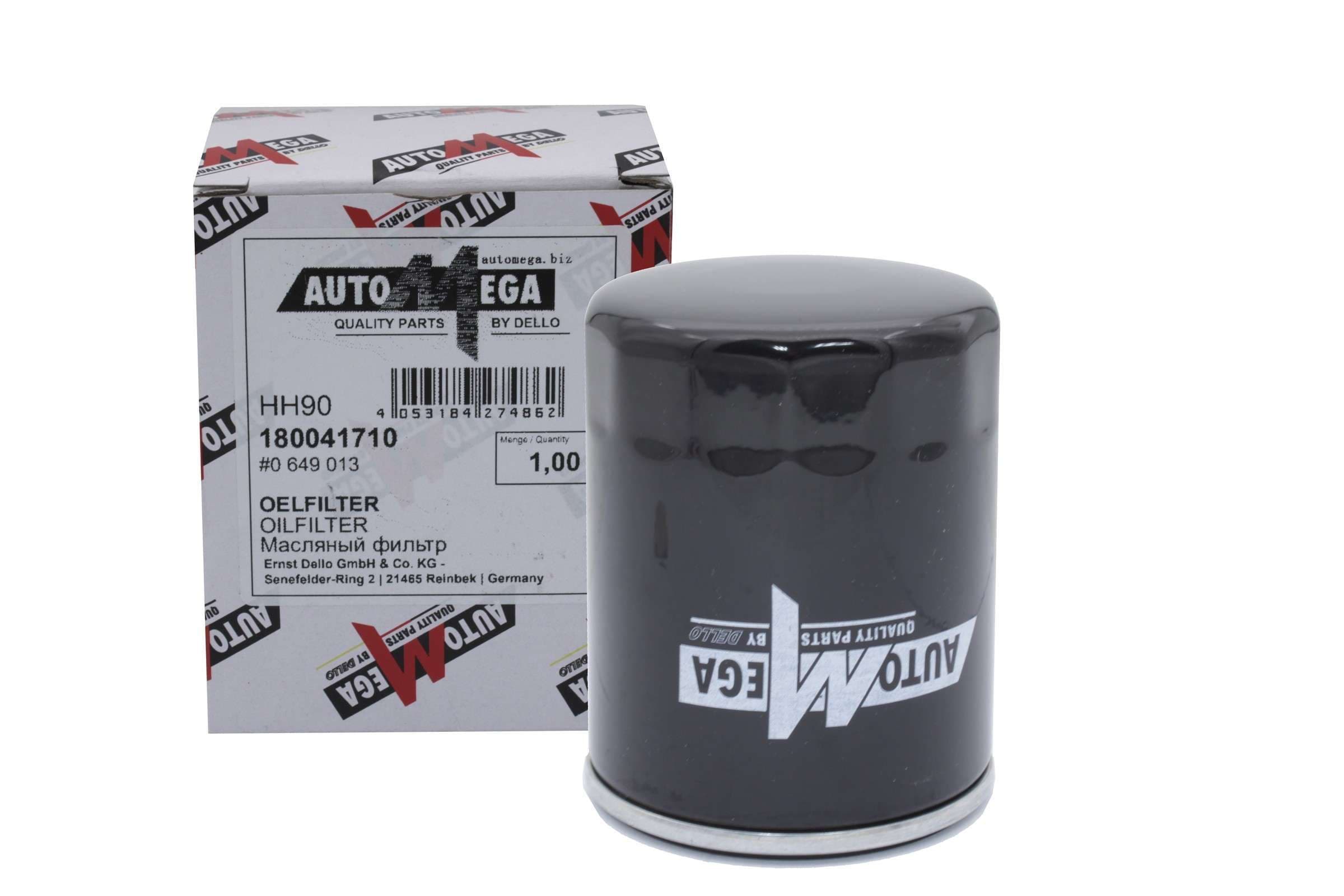 AUTOMEGA Olejový filter 180041710 1