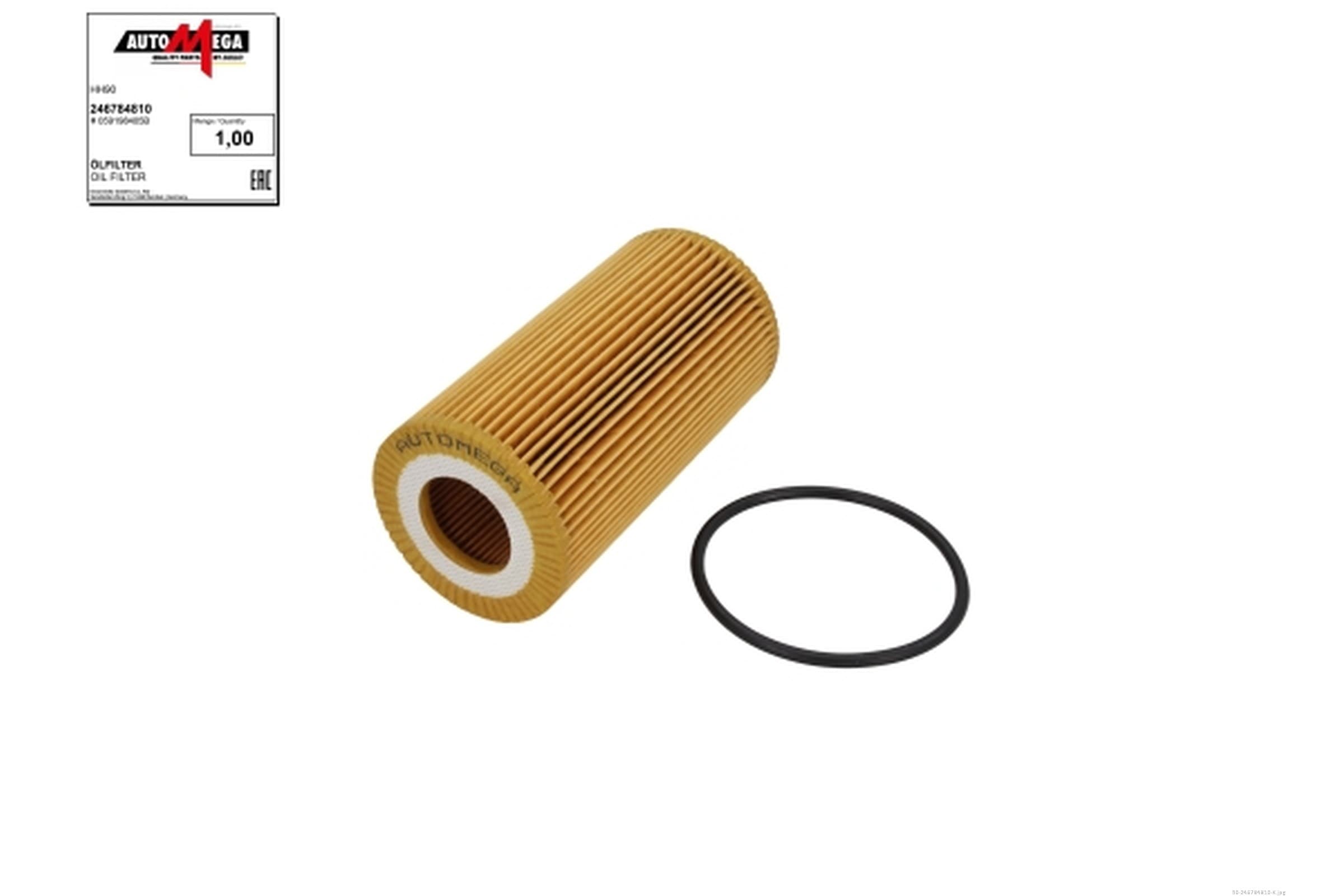 AUTOMEGA Olejový filter 246784810 1
