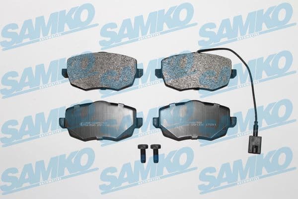 SAMKO Sada brzdových platničiek kotúčovej brzdy 5SP1336 1