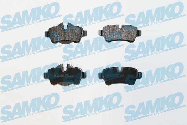 SAMKO Sada brzdových platničiek kotúčovej brzdy 5SP1481 1
