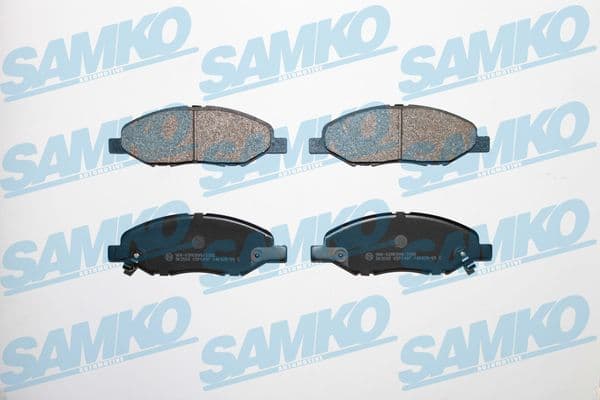 SAMKO Sada brzdových platničiek kotúčovej brzdy 5SP1497 1