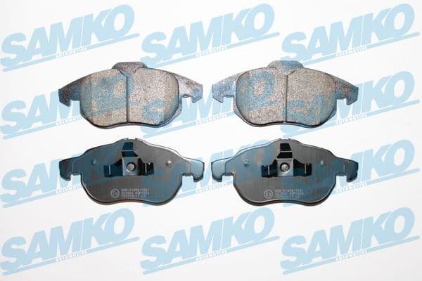 SAMKO Sada brzdových platničiek kotúčovej brzdy 5SP1524 1